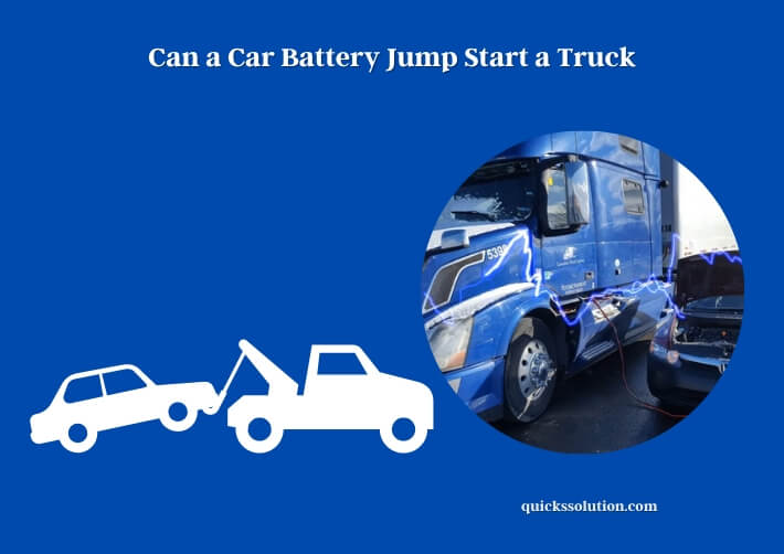 can a car battery jump start a truck