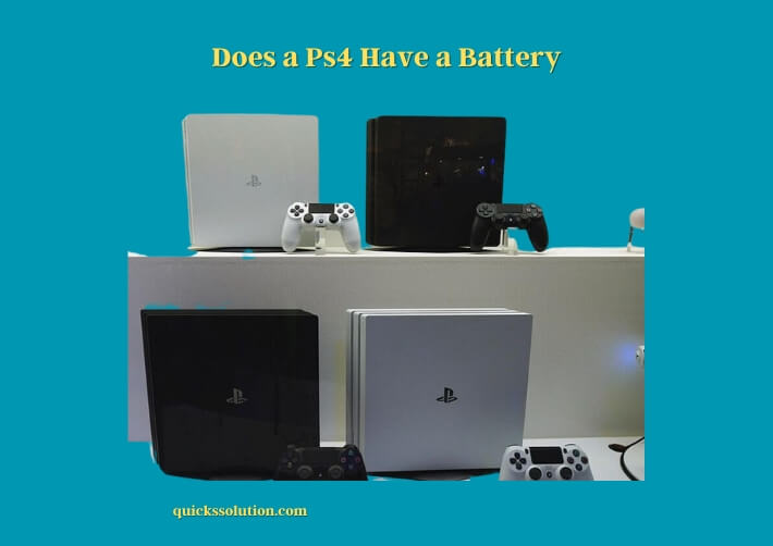 does a ps4 have a battery