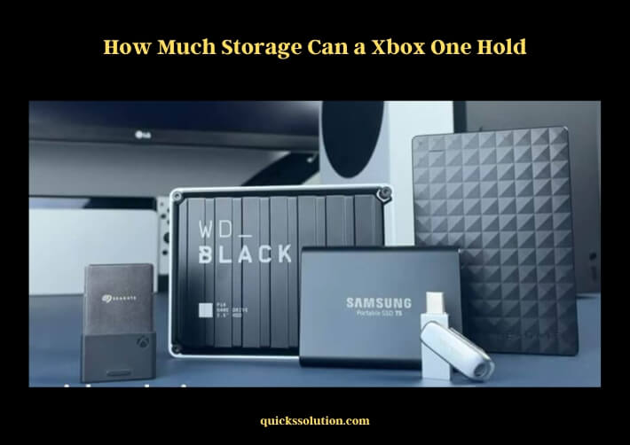 how much storage can a xbox one hold