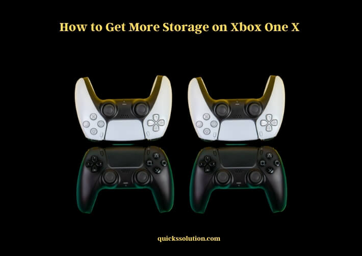 how to get more storage on xbox one x
