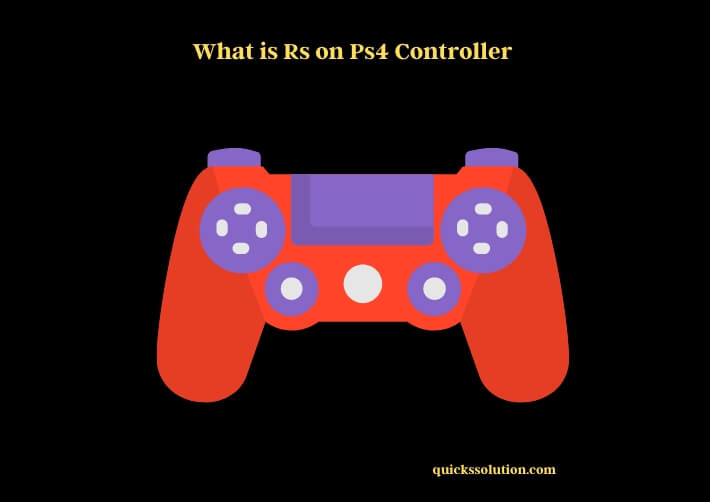 what is rs on ps4 controller