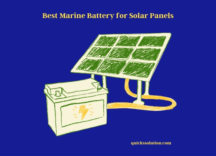 best marine battery for solar panels