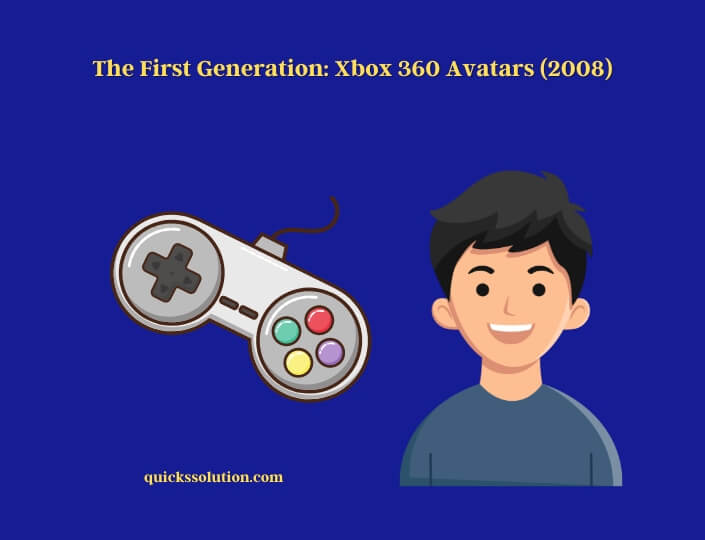 the first generation xbox 360 avatars (2008)
