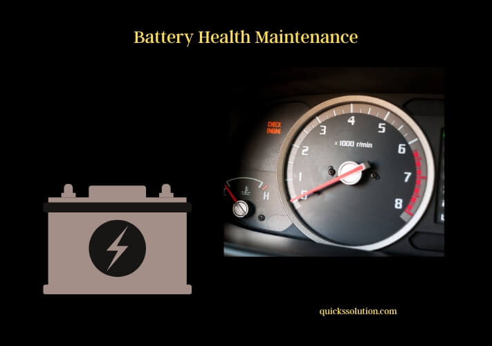 battery health maintenance