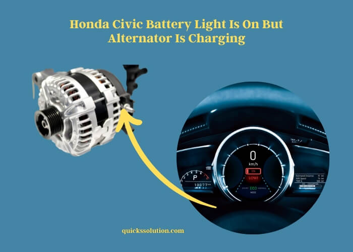 honda civic battery light is on but alternator is charging (1)