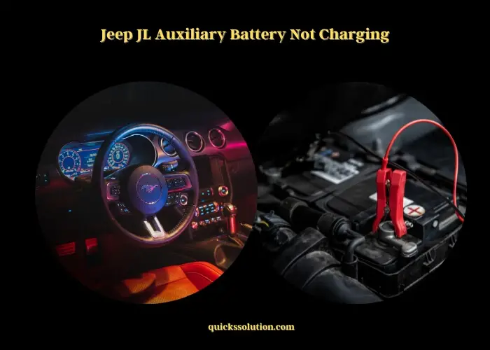 jeep jl auxiliary battery not charging