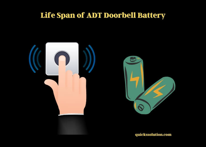 life span of adt doorbell battery