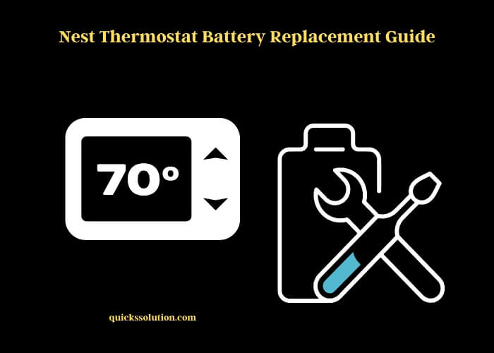 nest thermostat battery replacement guide