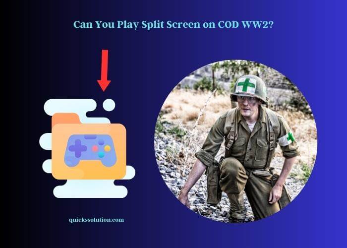 can you play split screen on cod ww2