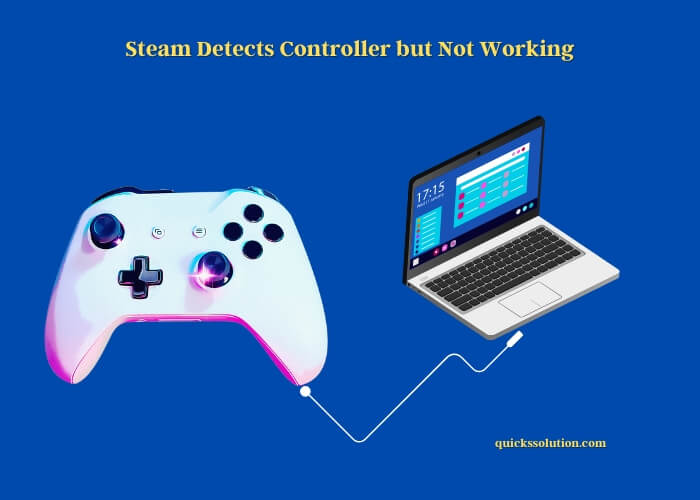steam detects controller but not working
