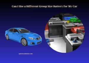 can i use a different group size battery for my car
