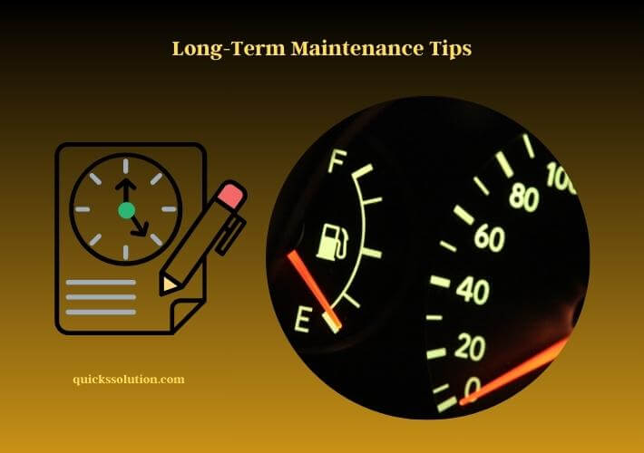 long-term maintenance tips