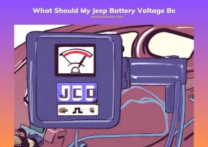 what should my jeep battery voltage be